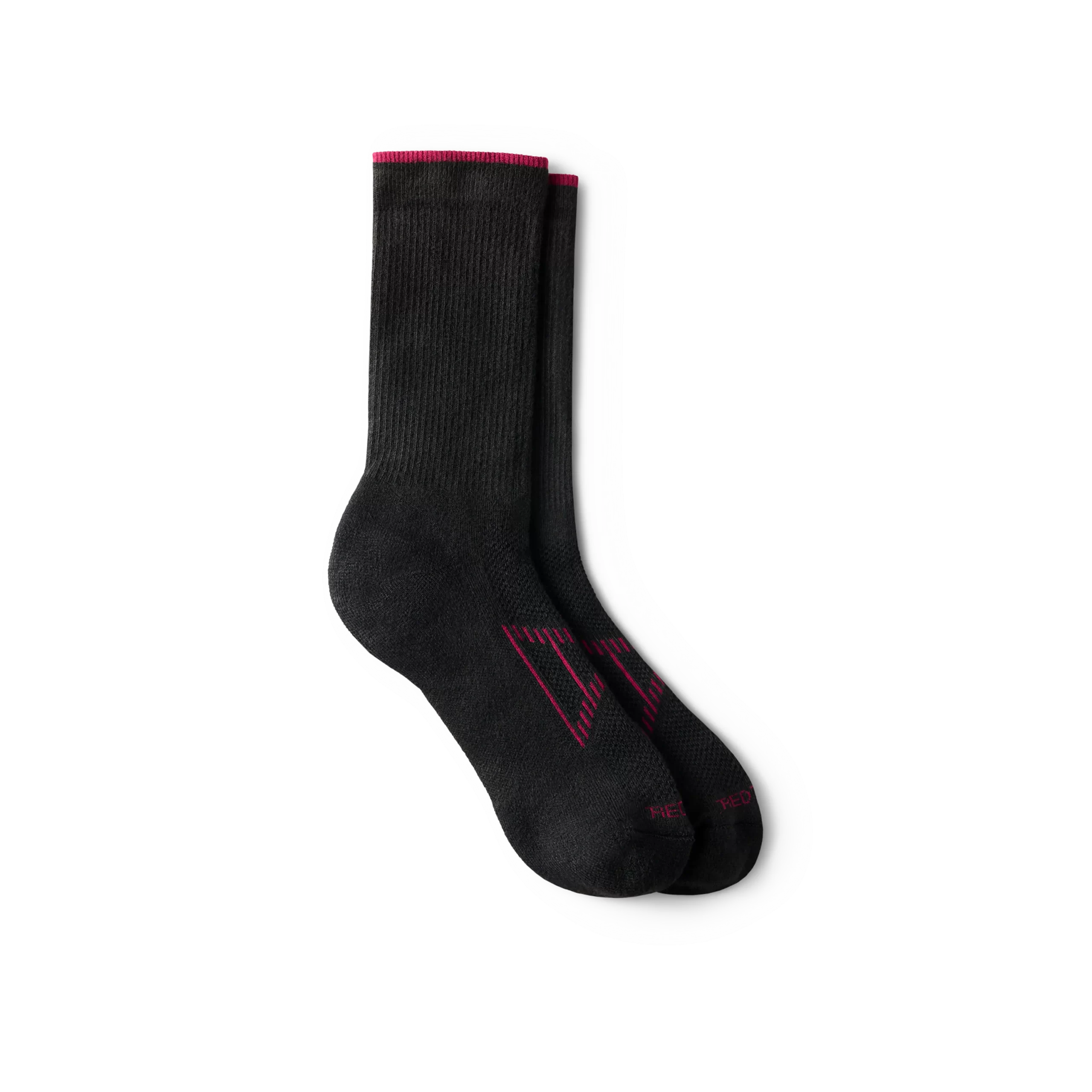 Performance Work Women's Light Weight Crew Unisex CoolMax® Blend Crew Sock in Black