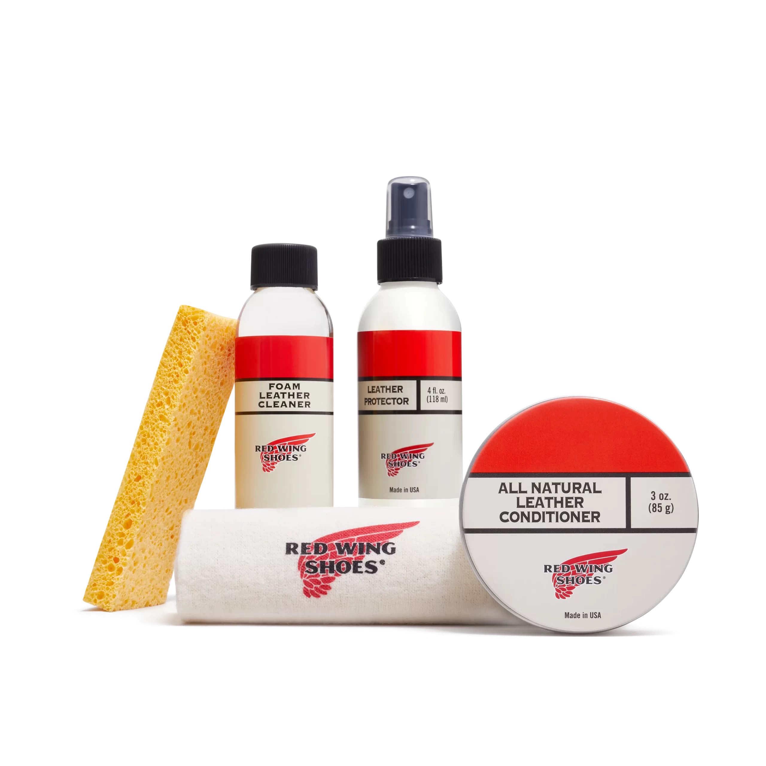 Oil-Tanned Leather Care Kit Care Kit - Clean, Condition, Protect