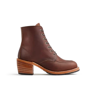 Clara  Women's Heeled Boot in Amber Harness Leather