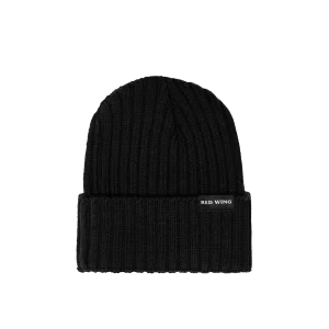 Shaniko Wool Rib Hat  Unisex Wool Hat in Black