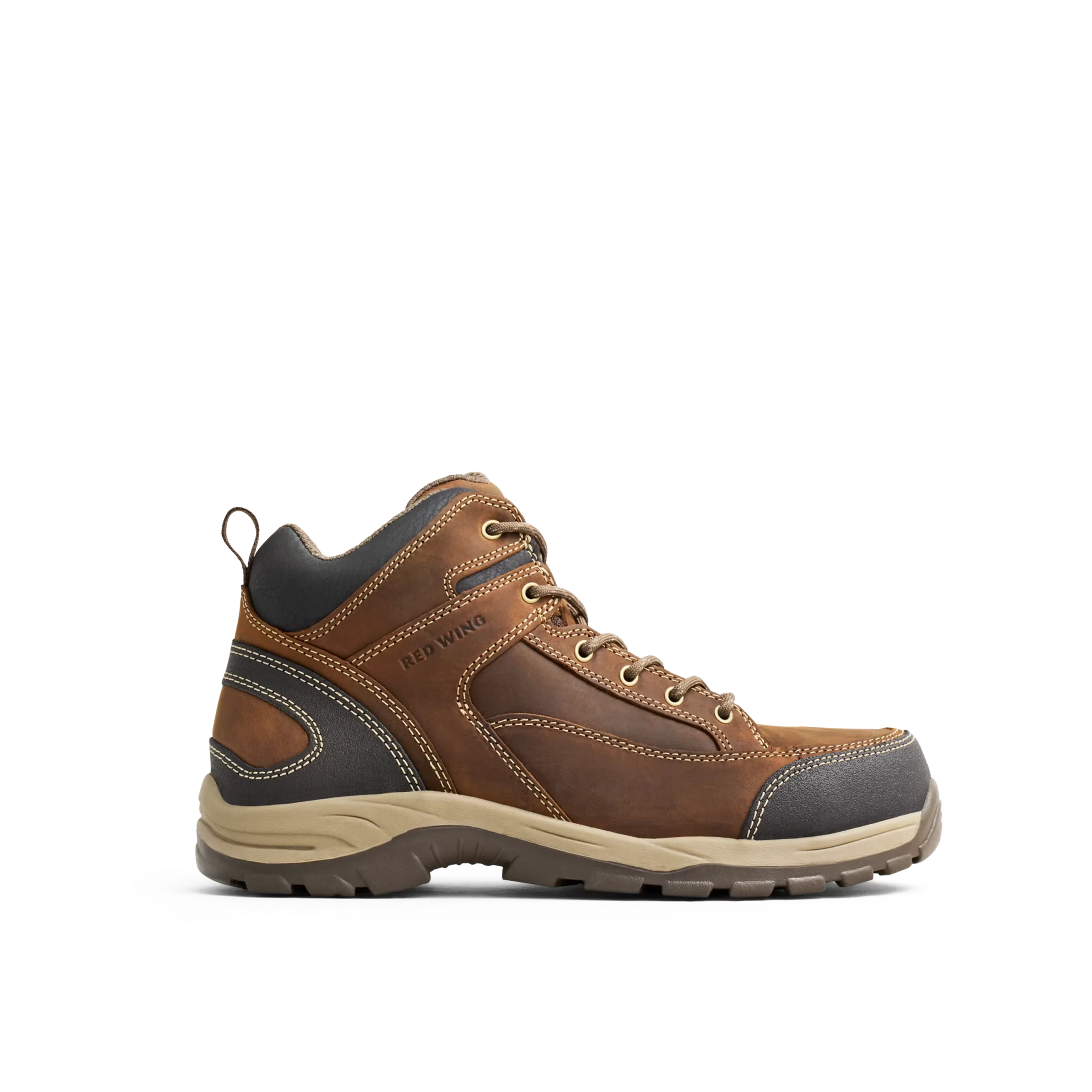 TruHiker Men's 5-inch Safety Toe Hiker Boot