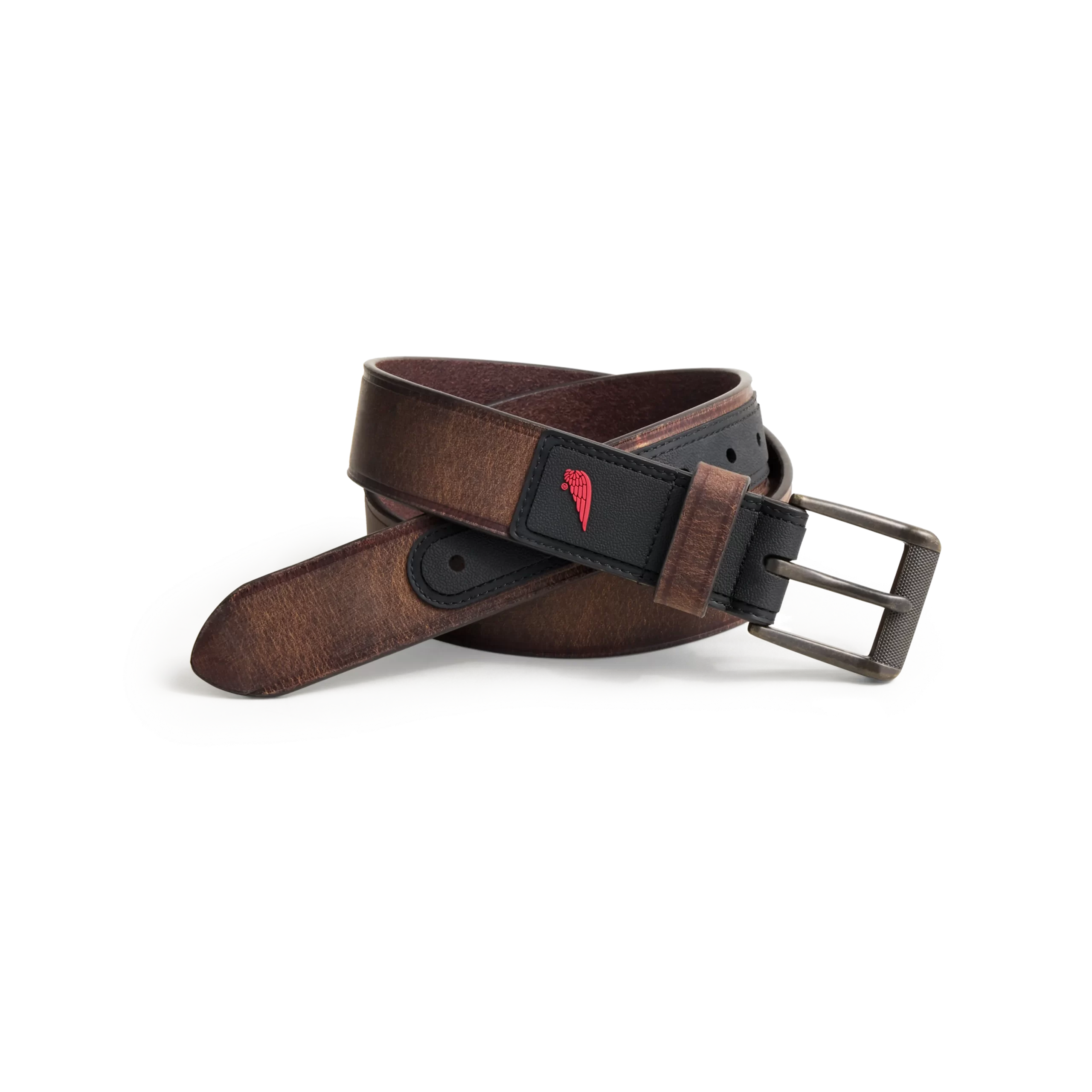 Heavy Duty Work Leather Belt Men's Leather Belt in Brown