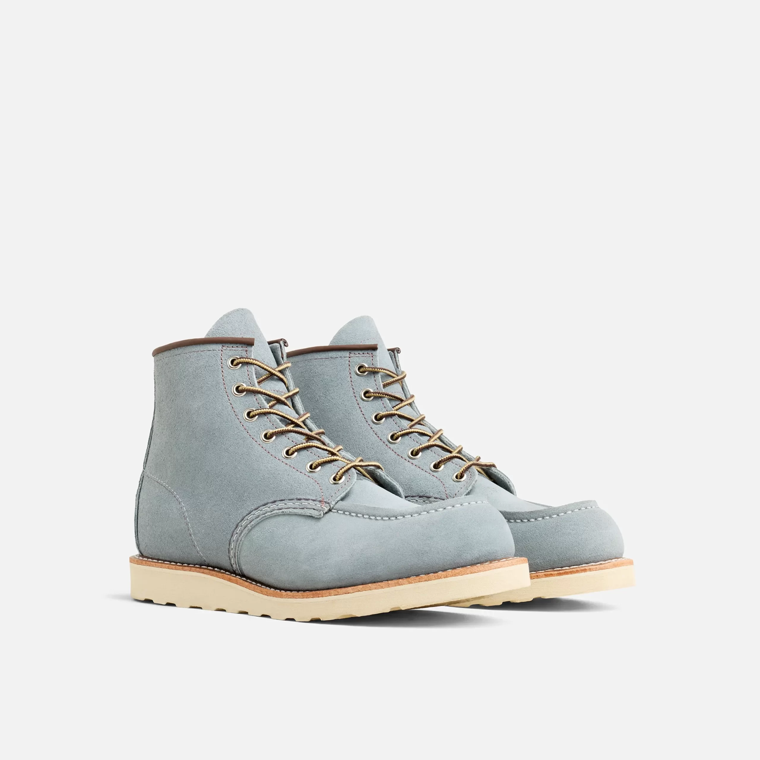 Classic Moc® Men's 6-inch Boot in Dusty Blue Abilene Leather - Image 3