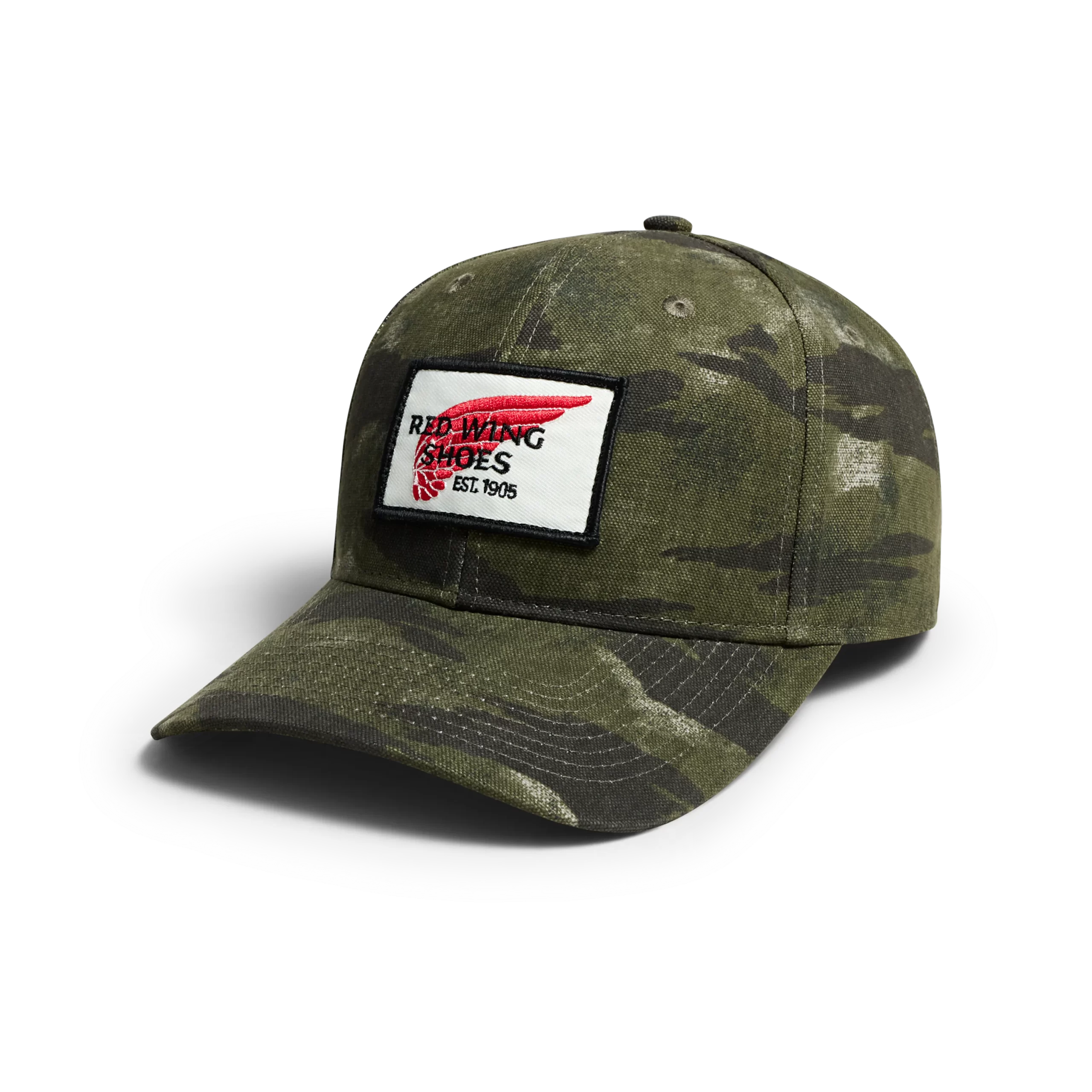 Pro Trucker Cap Unisex Ball Cap in Camo/Black