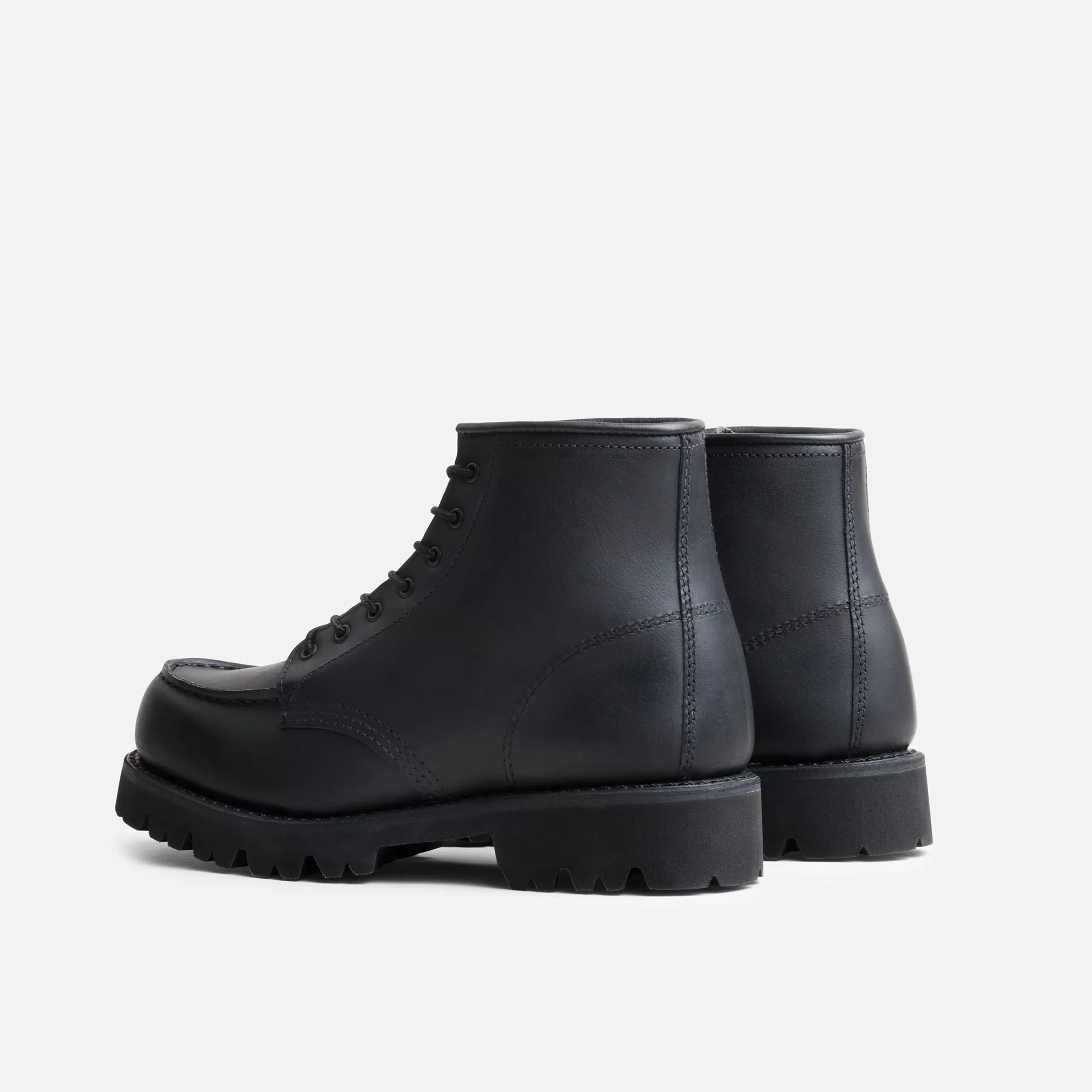 Porter Moc Women's Porter Moc in Black Boundary Leather - Image 4
