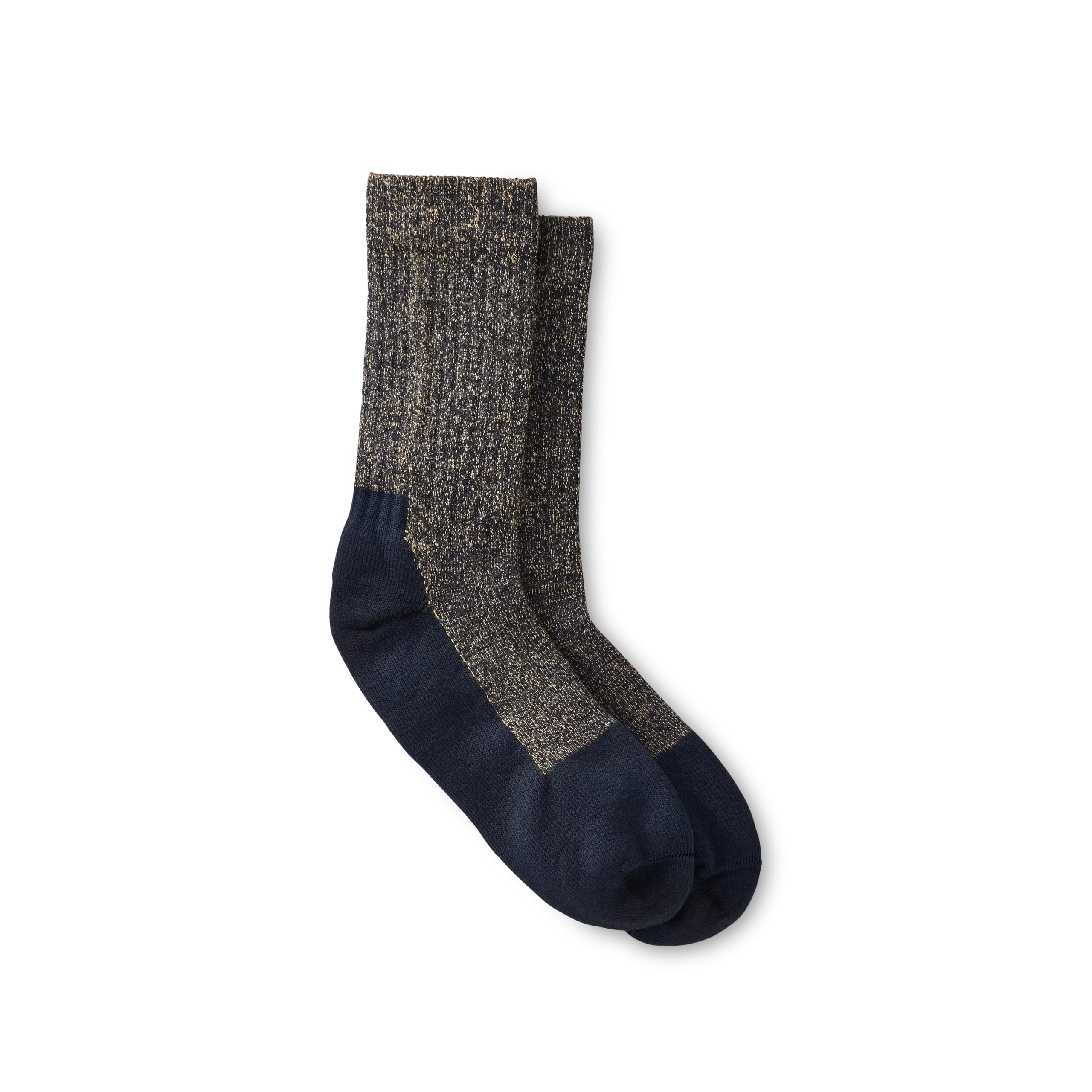 Deep Toe-Capped Crew Socks Unisex Deep Toe-Capped Crew Sock in Navy