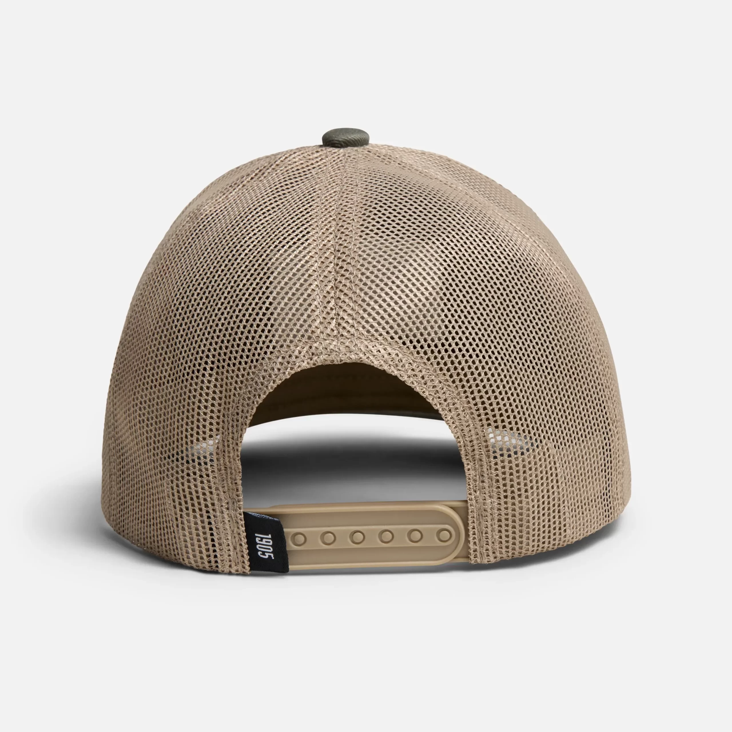 Pro Trucker Cap Unisex Ball Cap in Olive/Khaki - Image 2