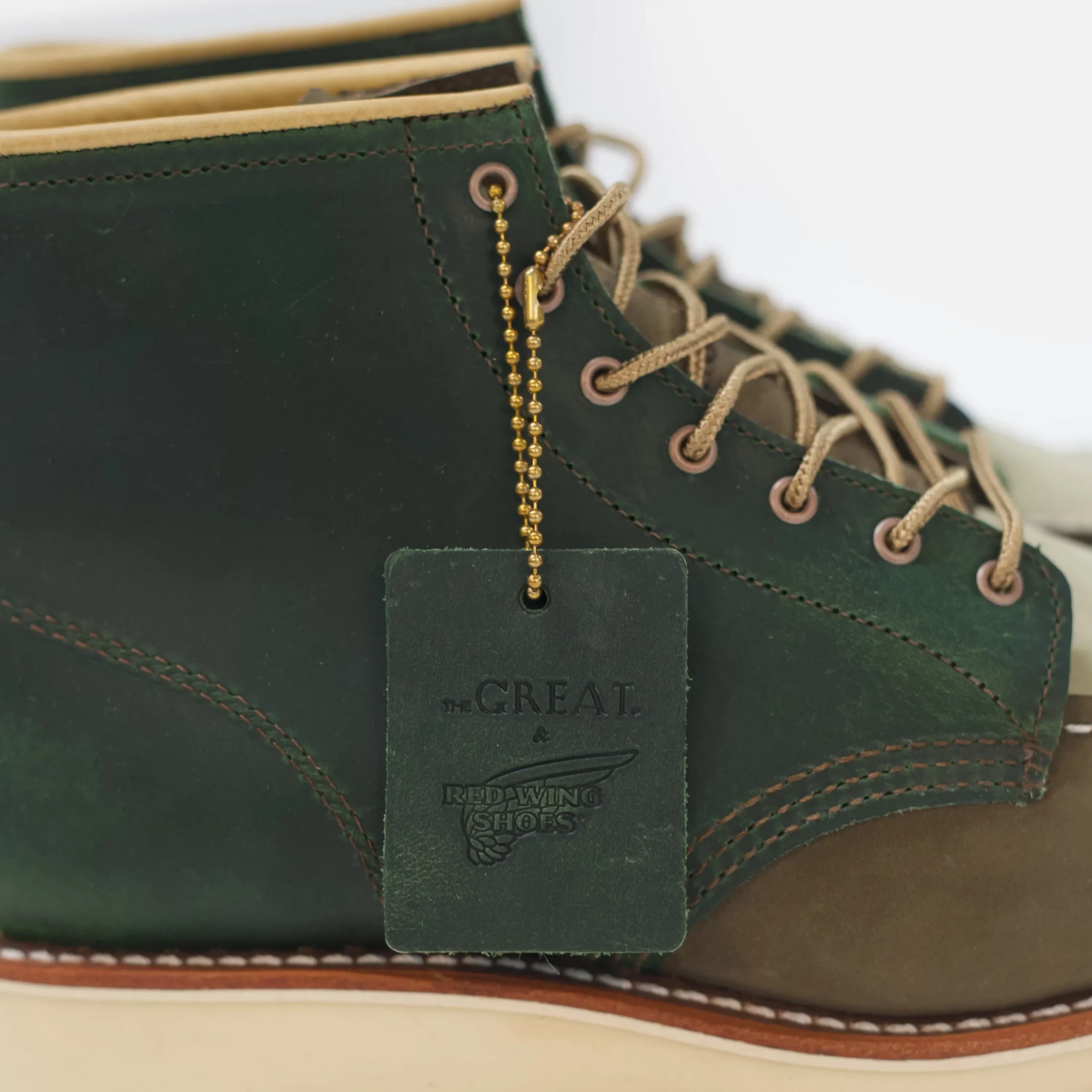 Classic Moc® & THE GREAT. Women's Short Boot in Multi Army - Image 3