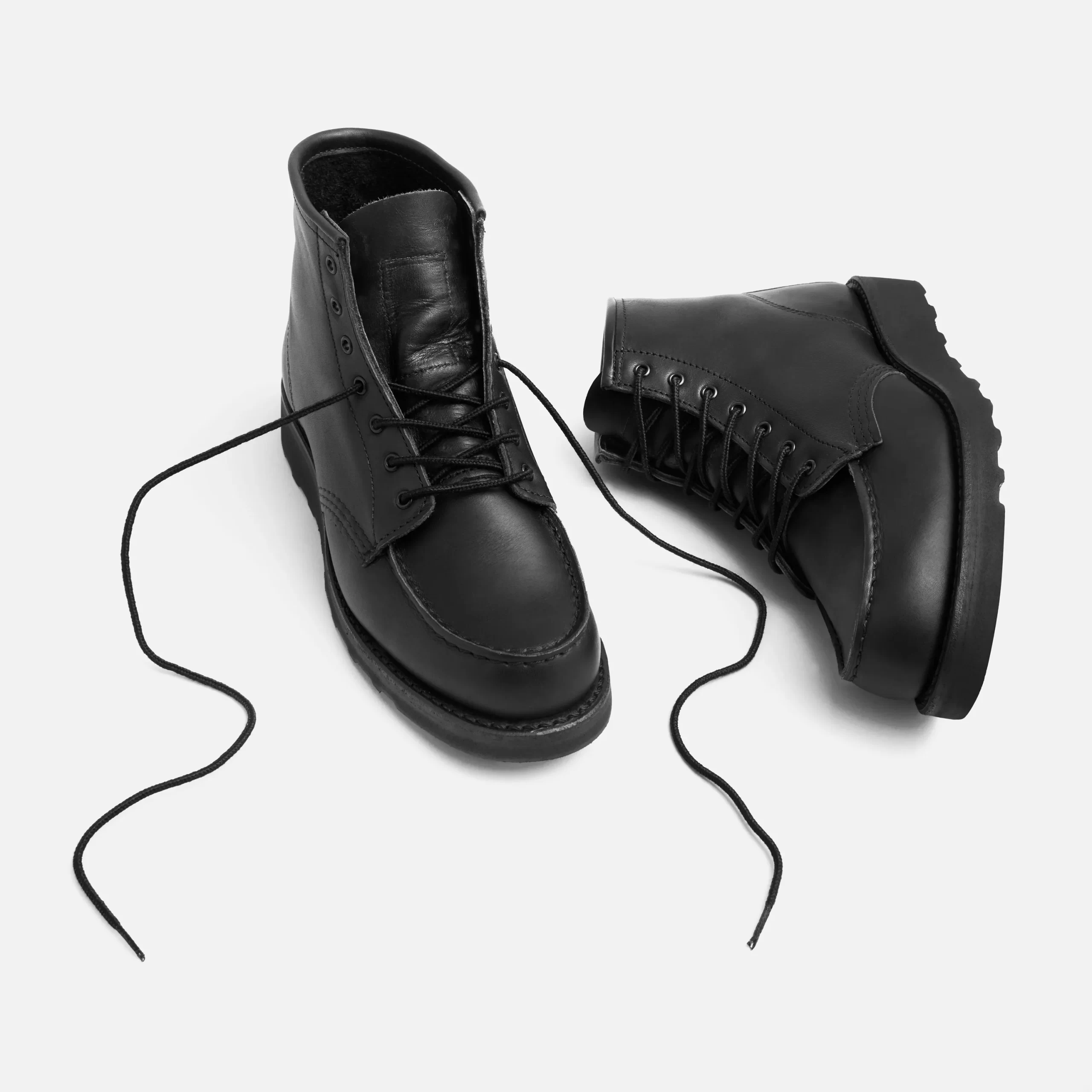 Classic Moc® Women's Short Boot in Black Boundary Leather - Image 7