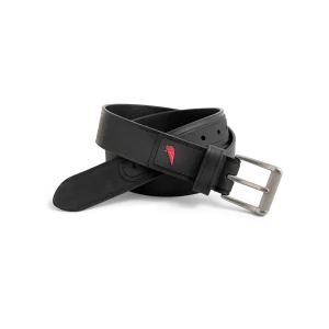 Heavy Duty Work Leather Belt  Men's Leather Belt in Black