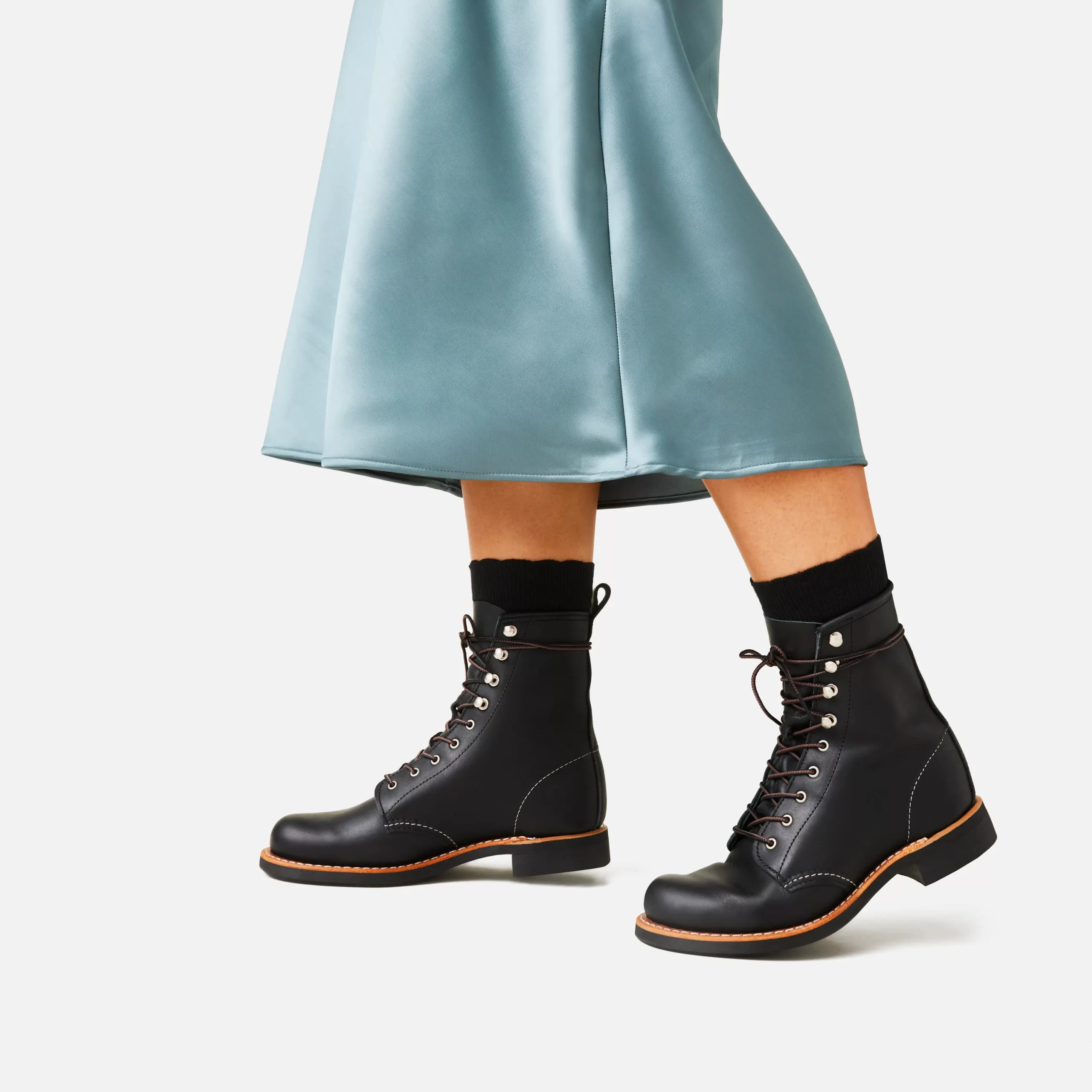 Silversmith Women's Short Boot in Black Boundary Leather - Image 2