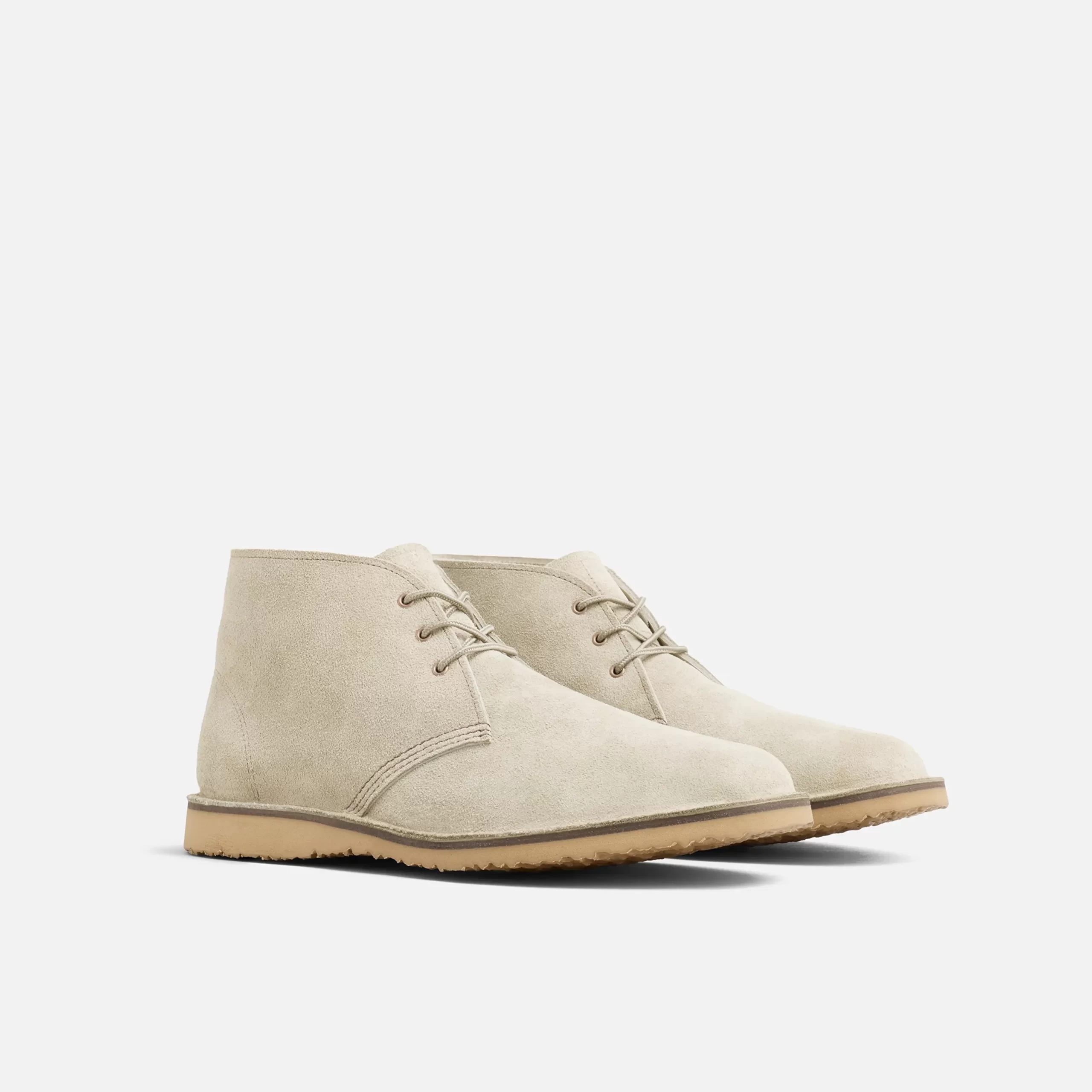 Weekender Chukka  Men's Chukka in White Sand Mohave Leather - Image 3