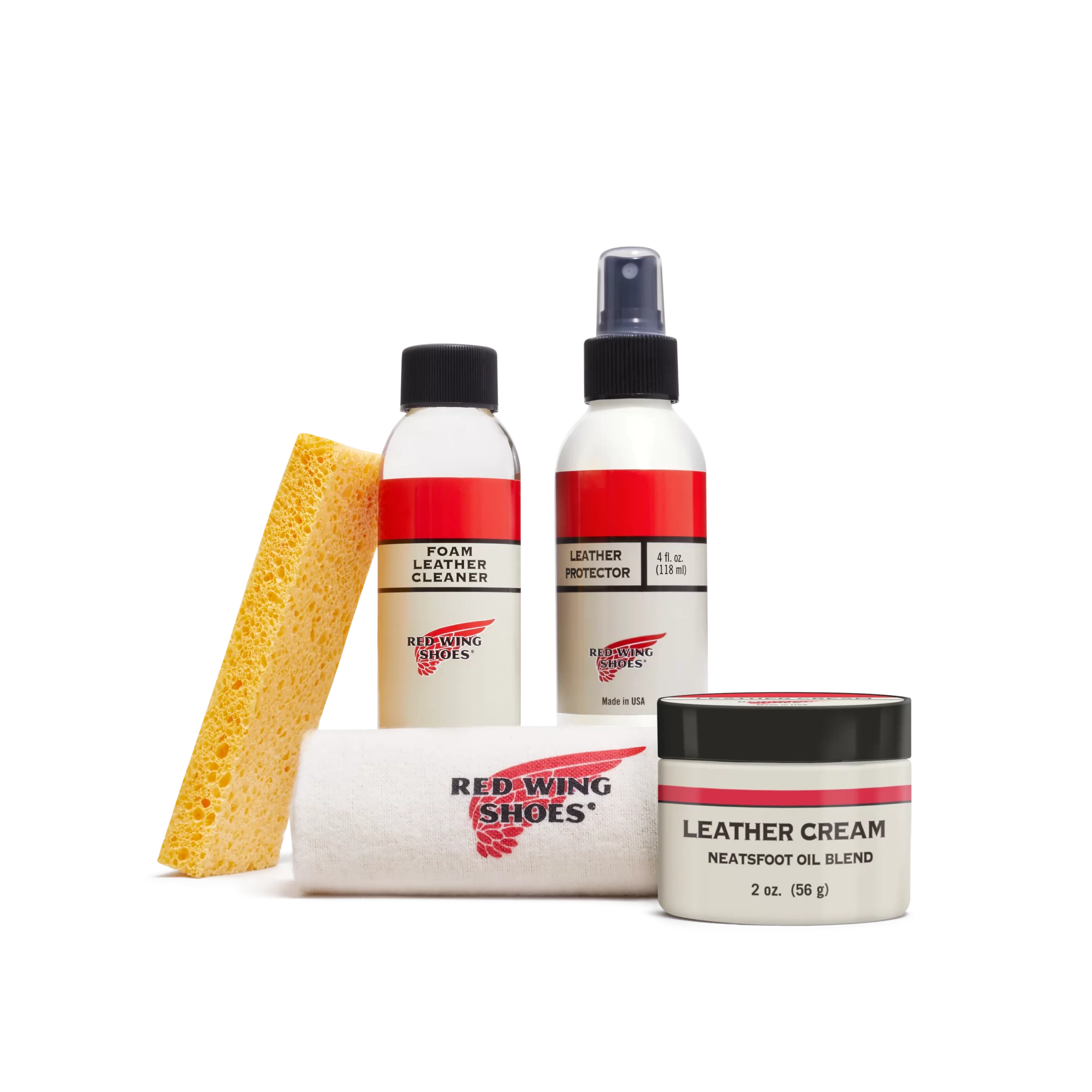 Smooth-Finished Leather Care Kit Care Kit - Clean, Condition, Protect