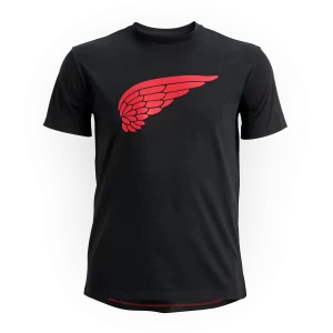 Short Sleeve Wing T-Shirt  Men's Short Sleeve Tee in Black