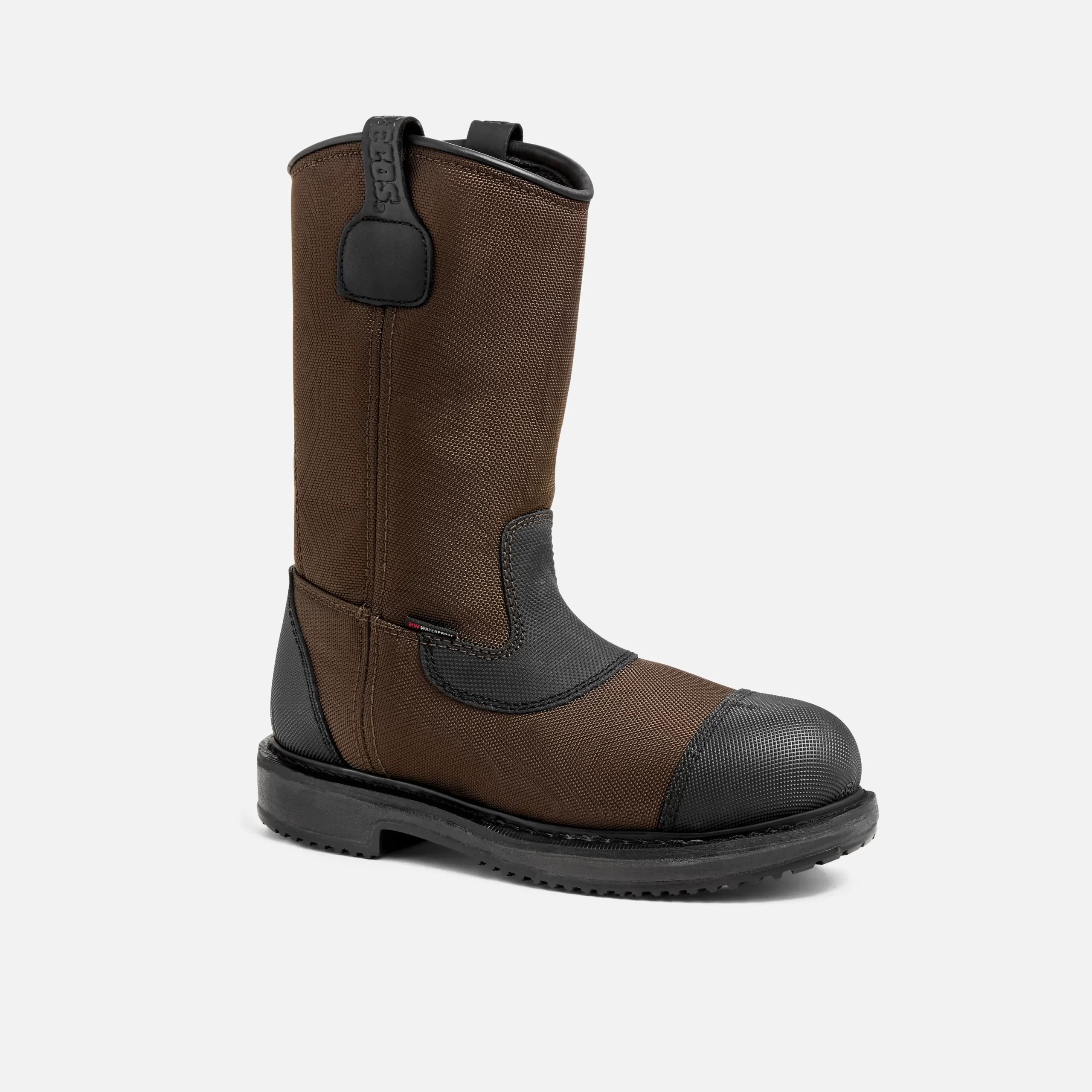 MaxBond Men's 11-inch Waterproof Safety Toe Pull-On Boot - Image 3