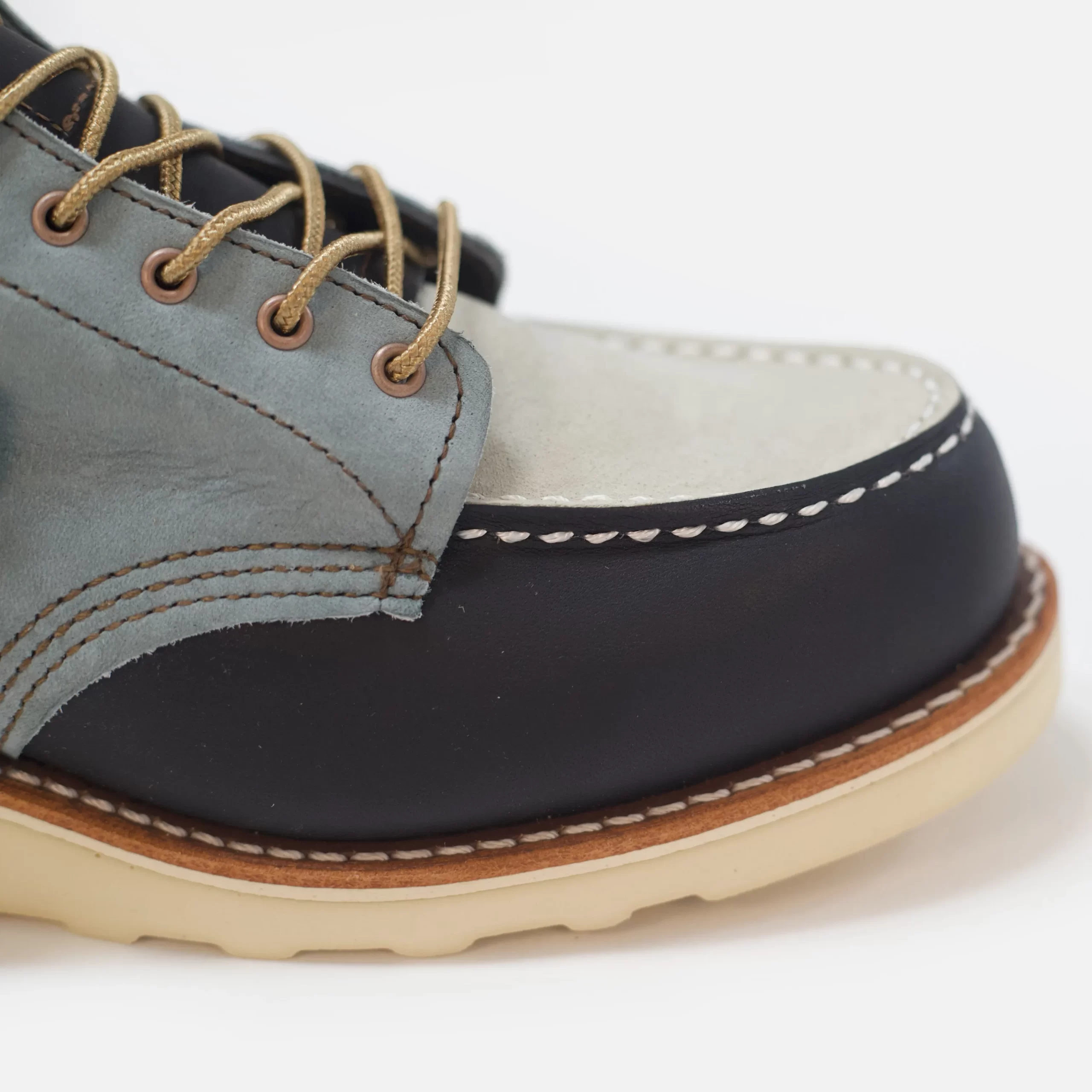 Classic Moc&reg; & THE GREAT.  Women's Short Boot in Multi Indigo - Image 5