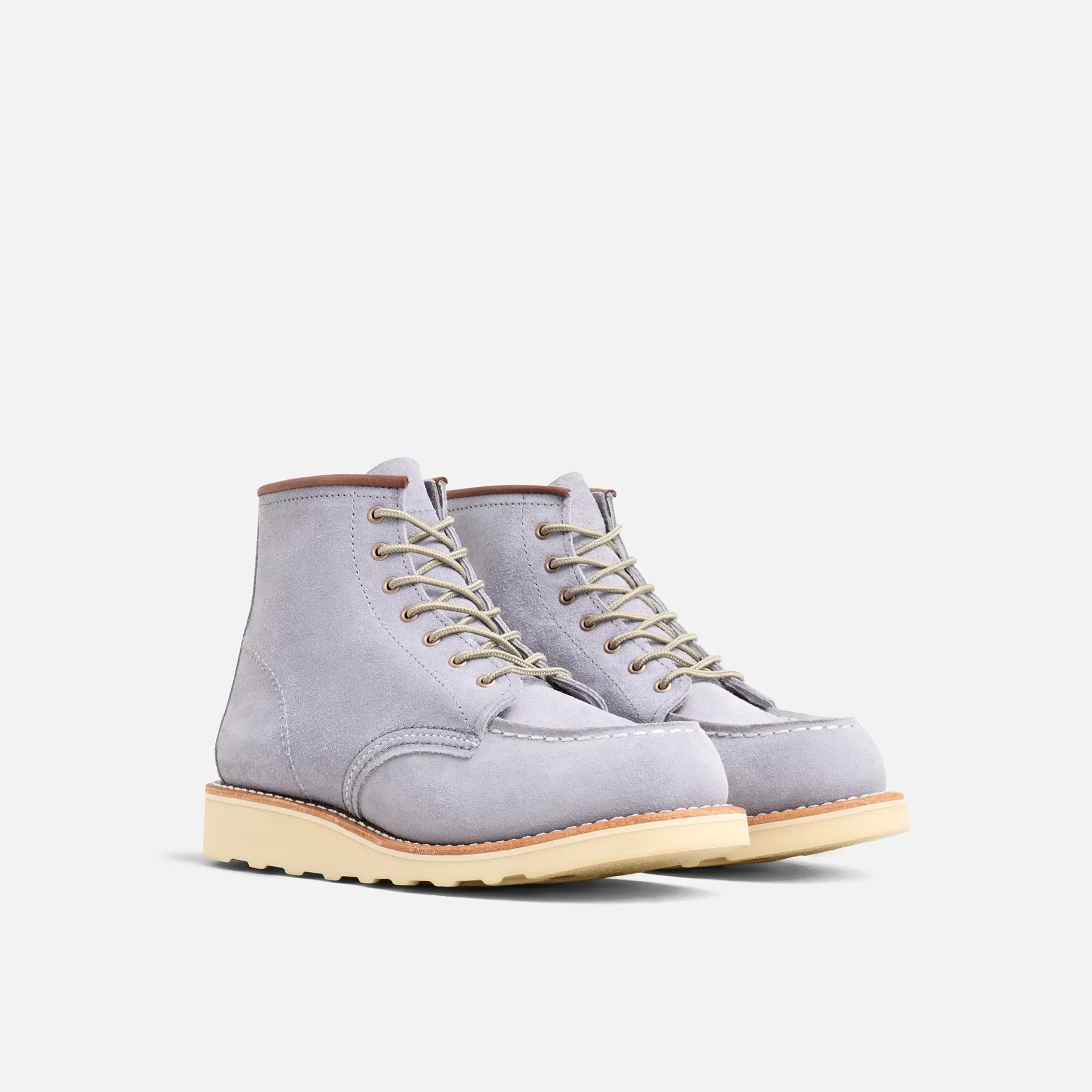 Classic Moc® Women's Short Boot in Dusty Lavender Abilene Leather - Image 3