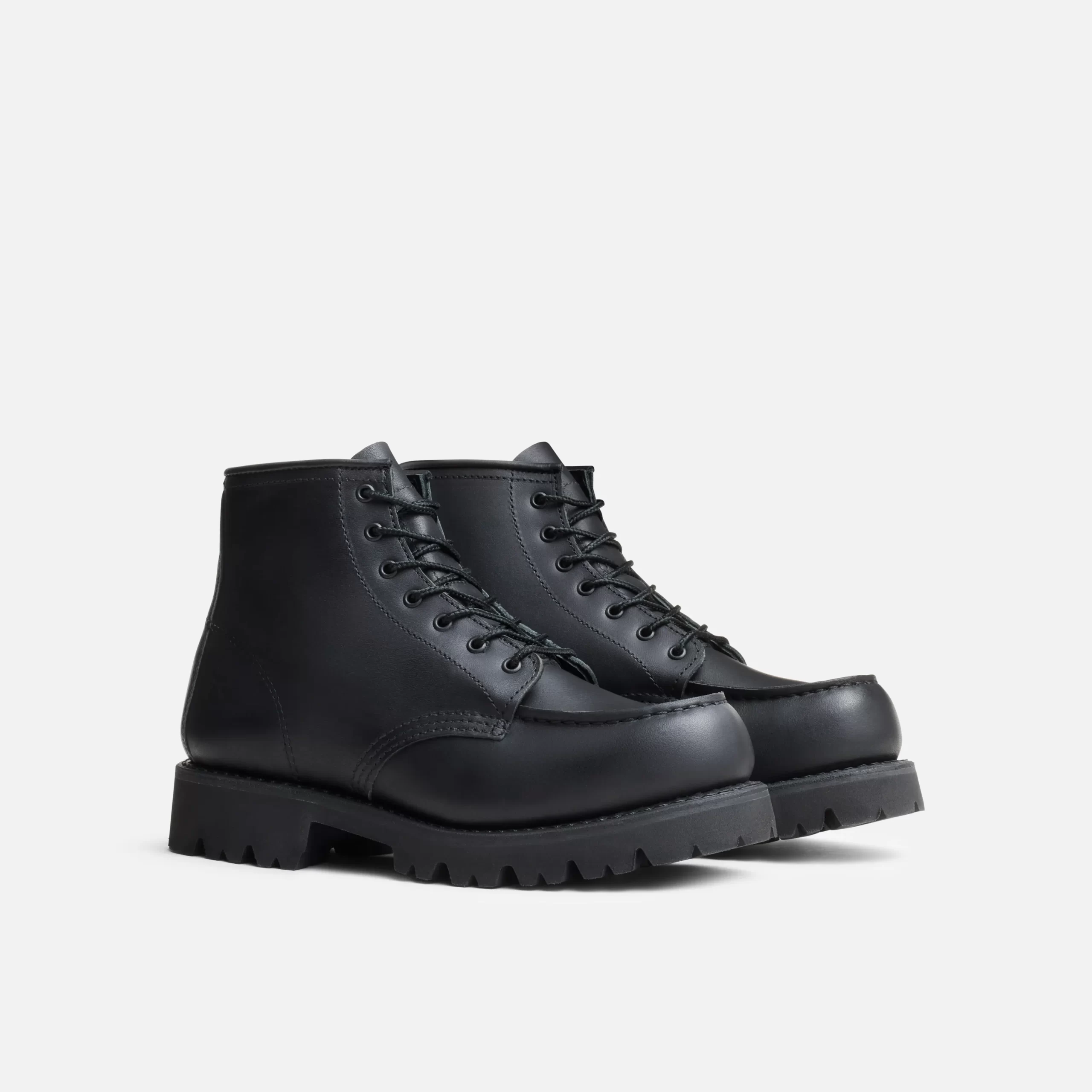 Porter Moc Women's Porter Moc in Black Boundary Leather - Image 3